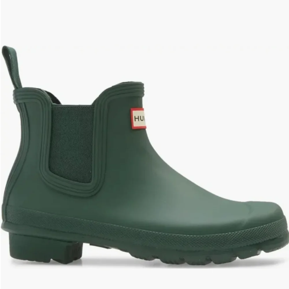 Hunter Original Short Hunter Green Chelsea Rain Boots Women's Size 5M,6M,7M NWT